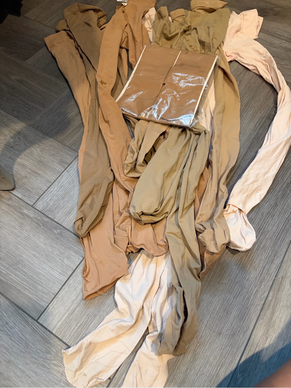 Bundle of Neutral Tone Sheer and pink dance  tights